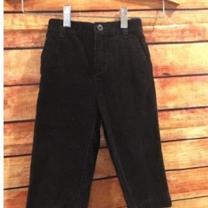 Toddler Boys Chaps Pant Black Corduroy Adjustable Waist